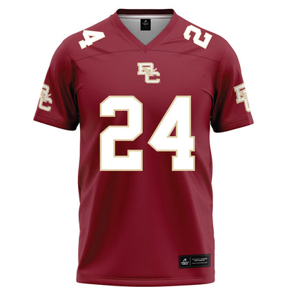 Boston College - NCAA Football : Bo MacCormack - Maroon Football Jersey-0