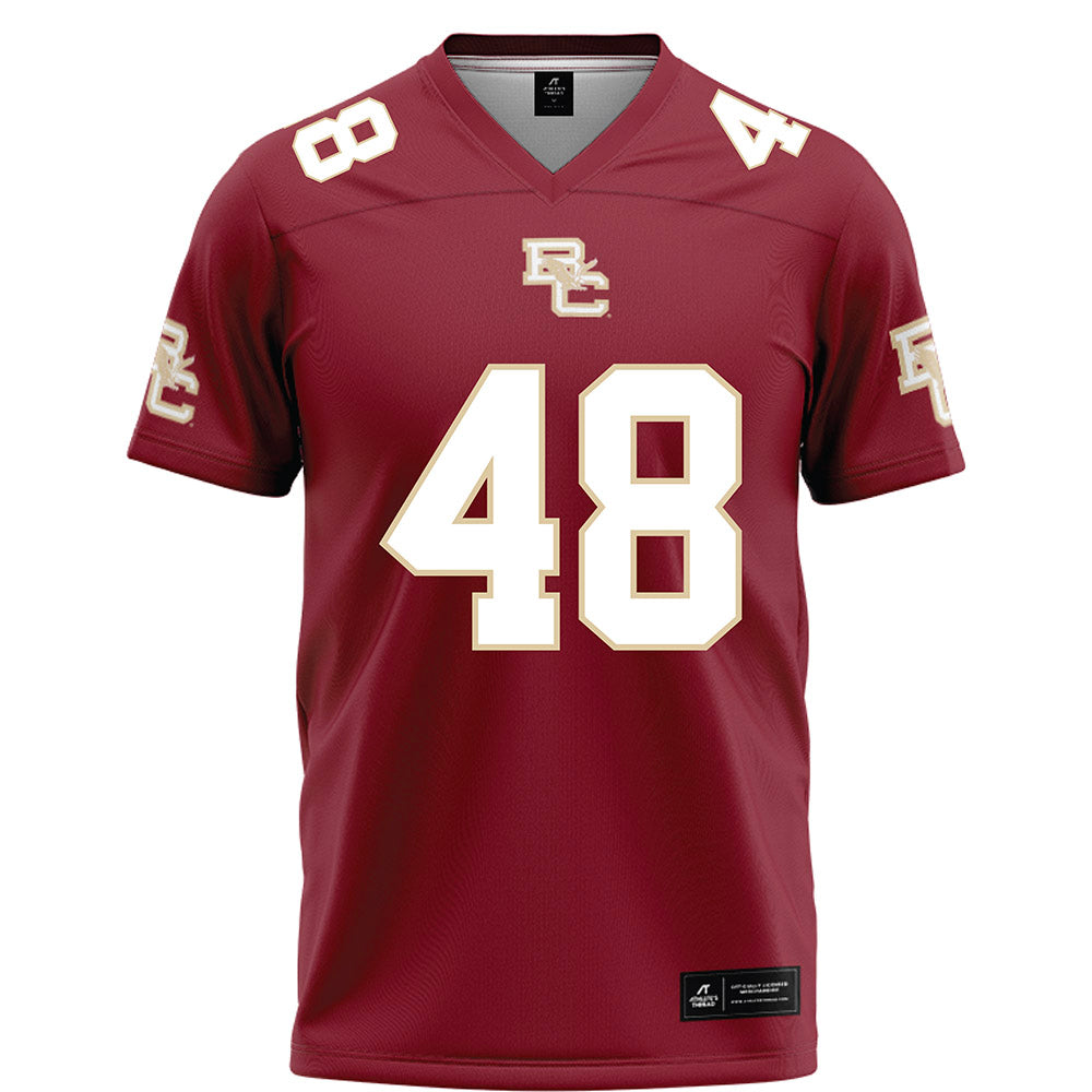 Boston College - NCAA Football : Cooper Crook - Maroon Football Jersey