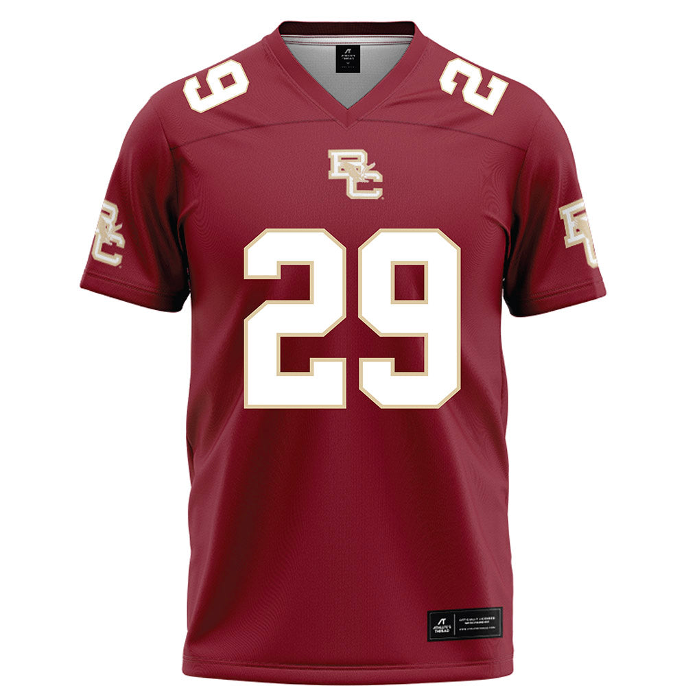 Boston College - NCAA Football : Cameron Martinez - Maroon Football Jersey