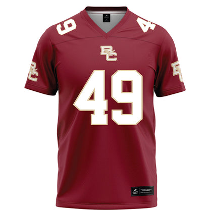 Boston College - NCAA Football : Cooper Crook - Maroon Football Jersey-0