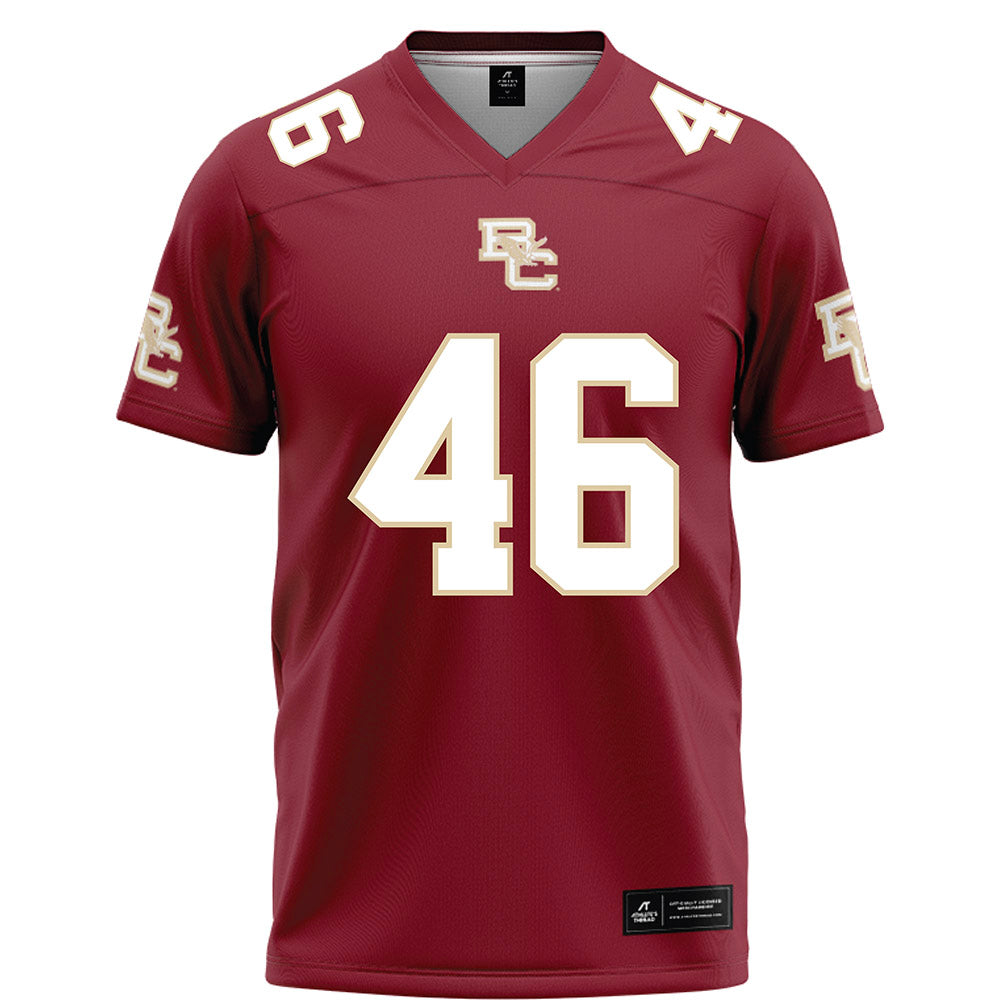 Boston College - NCAA Football : Dominic DeSarno - Maroon Football Jersey-0