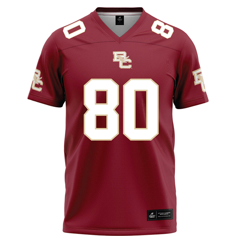 Boston College - NCAA Football : Martin Laham - Maroon Football Jersey