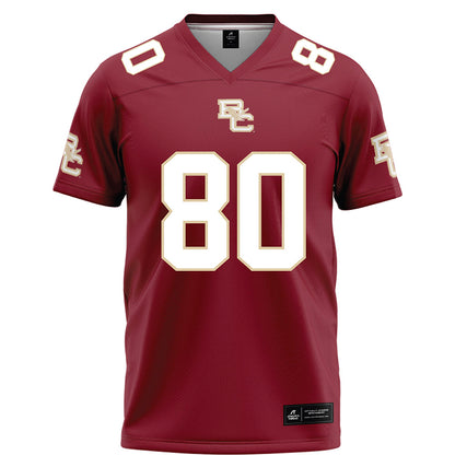 Boston College - NCAA Football : Martin Laham - Maroon Football Jersey