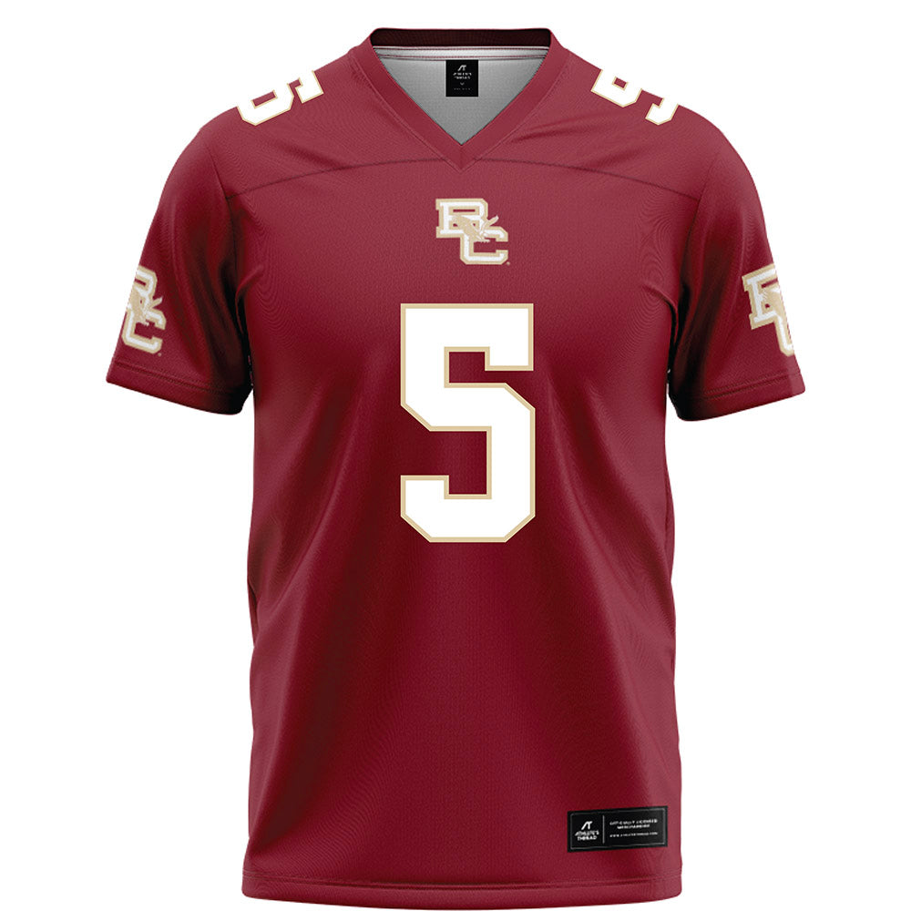 Boston College - NCAA Football : Bryce Steele - Maroon Football Jersey-0
