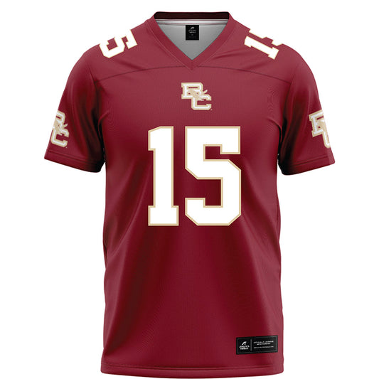 Boston College - NCAA Football : Shane Hanafin - Maroon Football Jersey