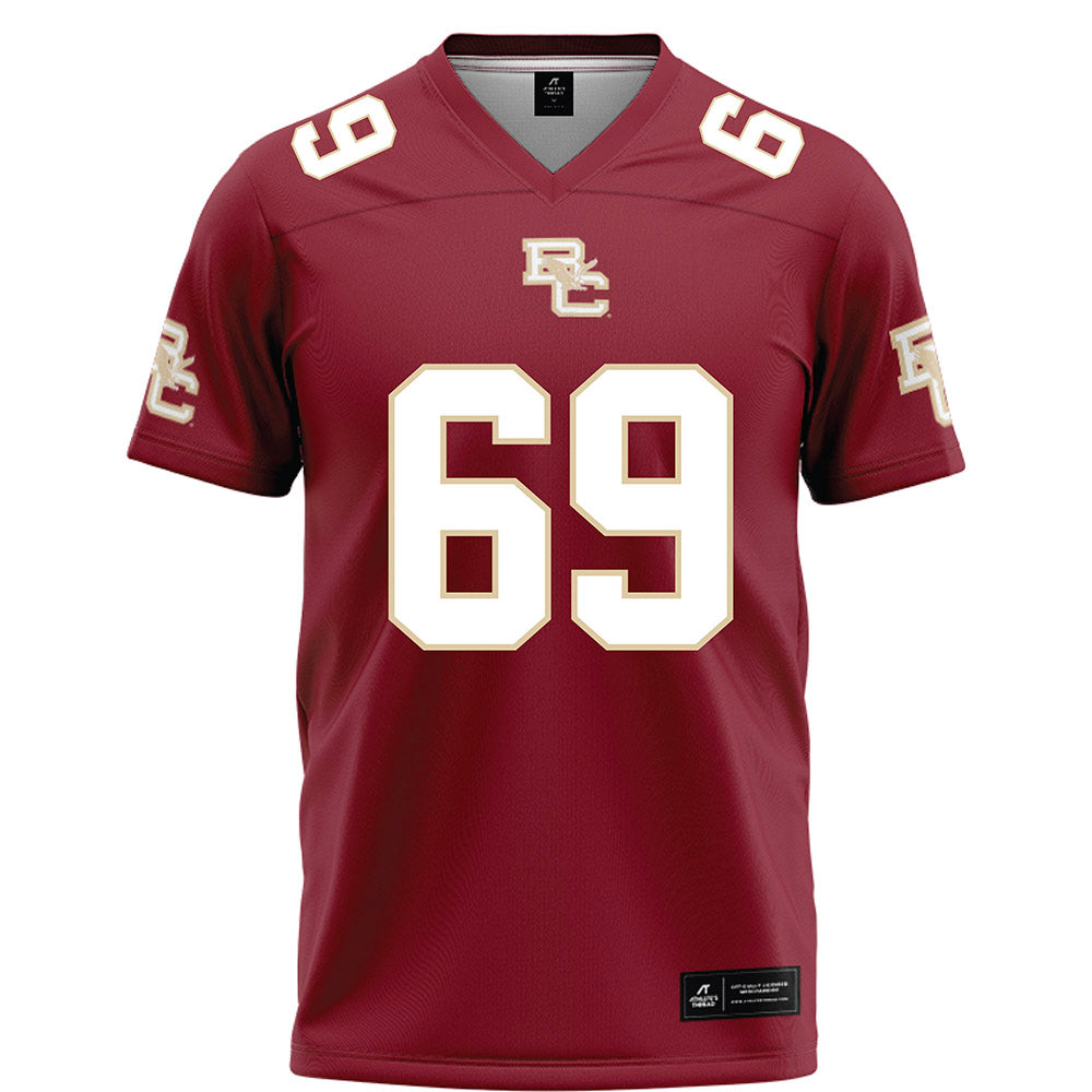 Boston College - NCAA Football : Jadon Lafontant - Maroon Football Jersey