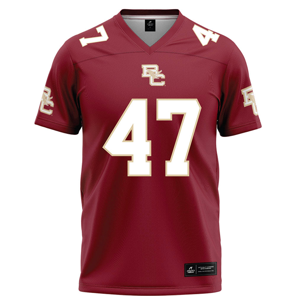 Boston College - NCAA Football : Caden Bowling - Maroon Football Jersey