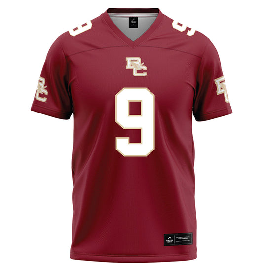 Boston College - NCAA Football : dylan lonergan - Maroon Football Jersey-0