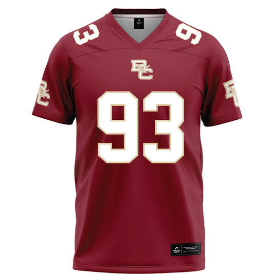 Boston College - NCAA Football : Owen Stoudmire - Maroon Football Jersey