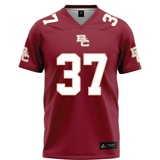 Boston College - NCAA Football : Zach Schnorrbusch - Maroon Football Jersey