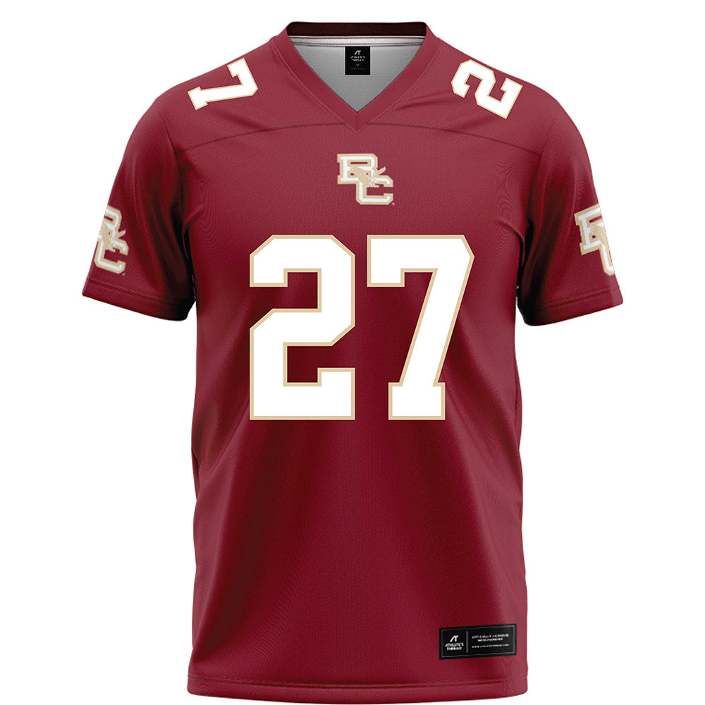 Boston College - NCAA Football : Omarion Davis - Maroon Football Jersey-0