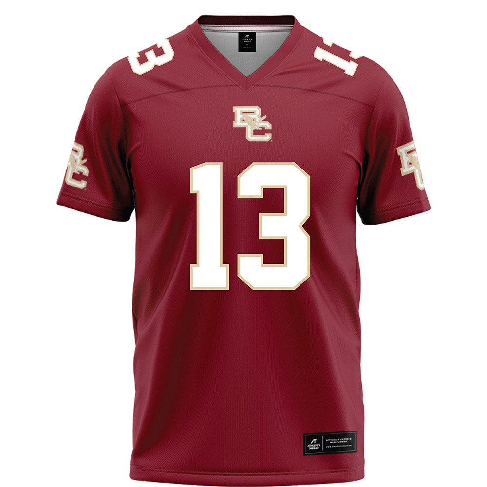 Boston College - NCAA Football : Max Tucker - Maroon Football Jersey