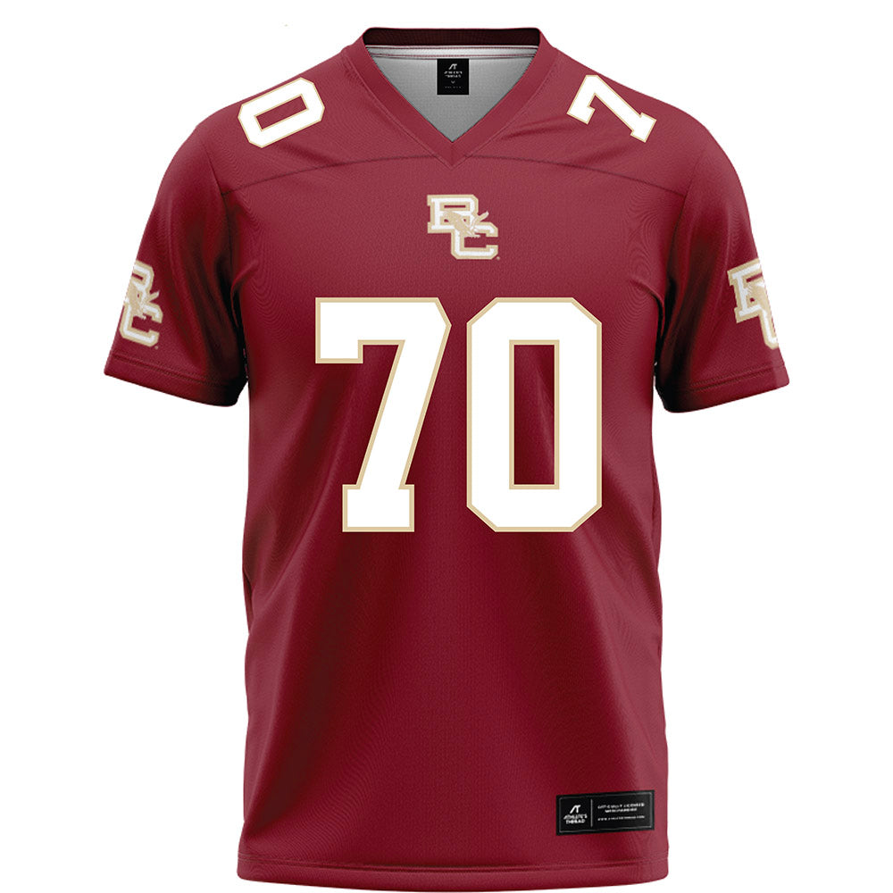 Boston College - NCAA Football : Ozzy Trapilo - Maroon Football Jersey