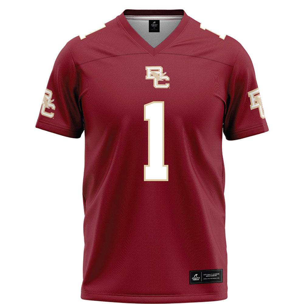 Boston College - NCAA Football : Jaedn Skeete - Maroon Football Jersey-0