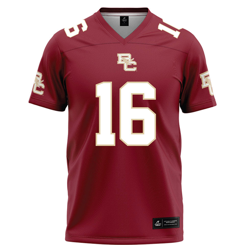 Boston College - NCAA Football : Isaiah Farris - Maroon Football Jersey-0