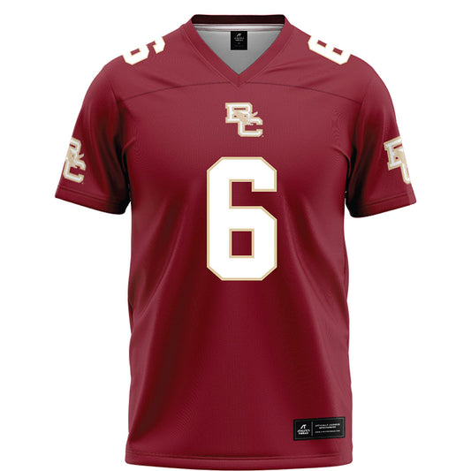 Boston College - NCAA Football : Jaedn Skeete - Maroon Football Jersey