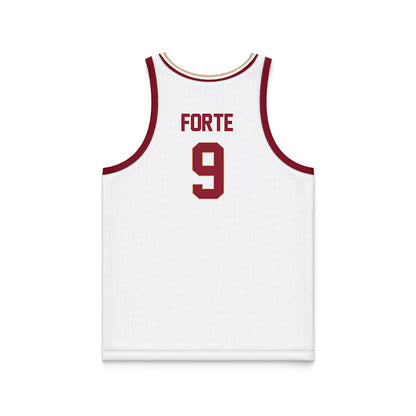 Boston College - NCAA Men's Basketball : Chase Forte - White Basketball Jersey-1