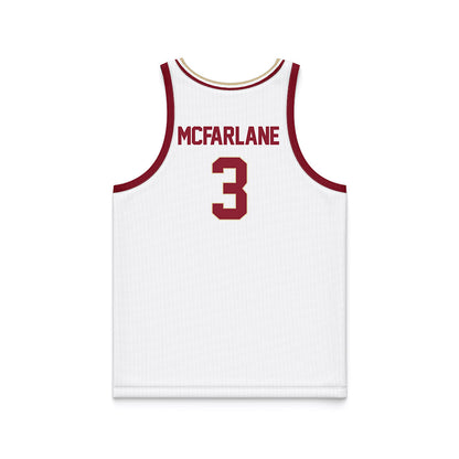 Boston College - NCAA Men's Basketball : Roger McFarlane - White Basketball Jersey