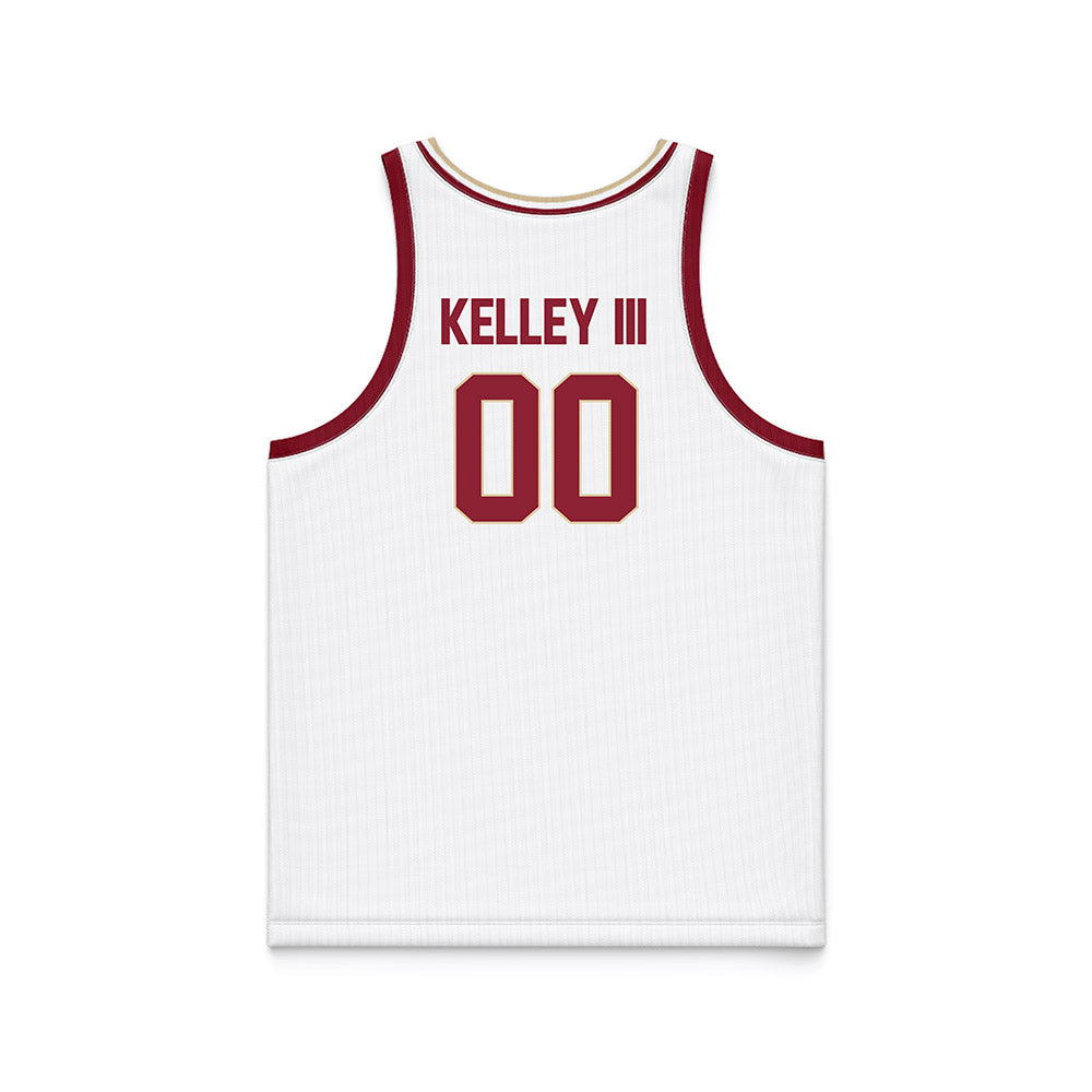 Boston College - NCAA Men's Basketball : Chas Kelley III - White Basketball Jersey