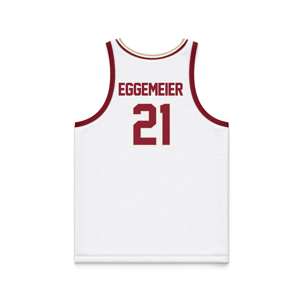 Boston College - NCAA Men's Basketball : Will Eggemeier - White Basketball Jersey