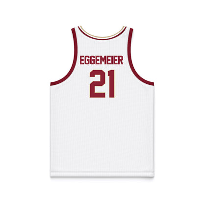 Boston College - NCAA Men's Basketball : Will Eggemeier - White Basketball Jersey