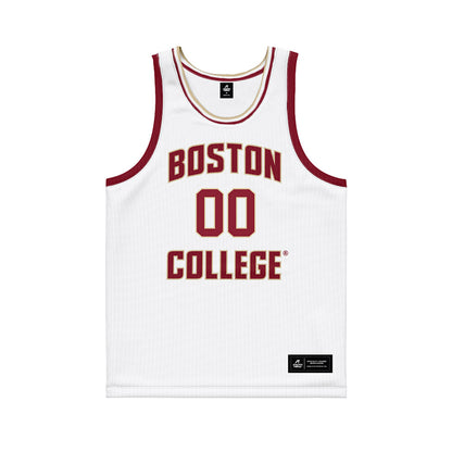 Boston College - NCAA Men's Basketball : Chas Kelley III - White Basketball Jersey