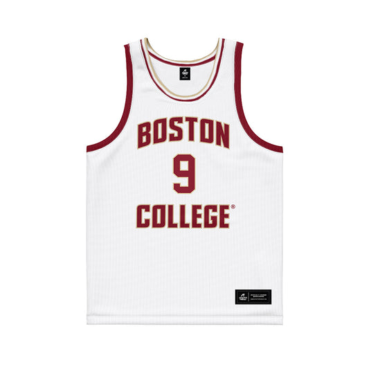 Boston College - NCAA Men's Basketball : Chase Forte - White Basketball Jersey-0