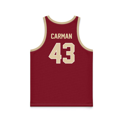 Boston College - NCAA Women's Basketball : Ally Carman - Maroon Basketball Jersey