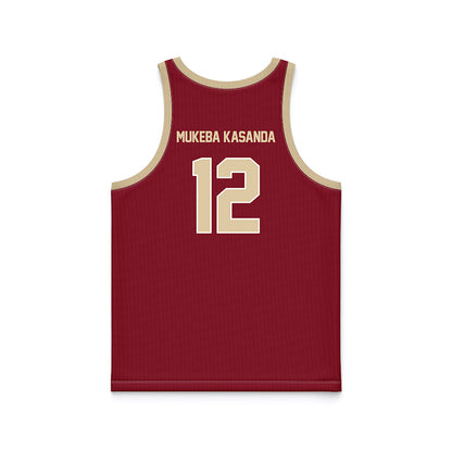 Boston College - NCAA Women's Basketball : Deborah Mukeba Kasanda - Maroon Basketball Jersey