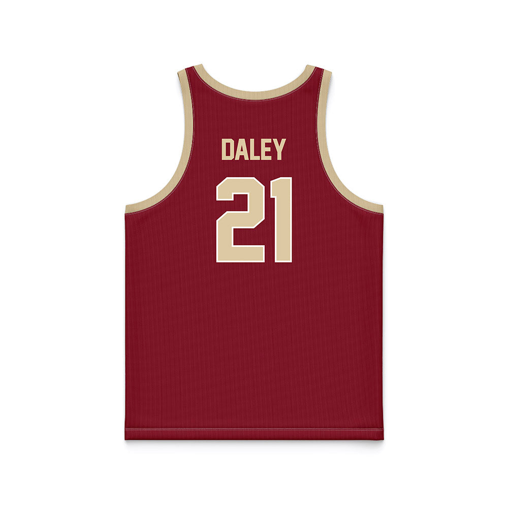 Boston College - NCAA Women's Basketball : Andrea Daley - Maroon Basketball Jersey