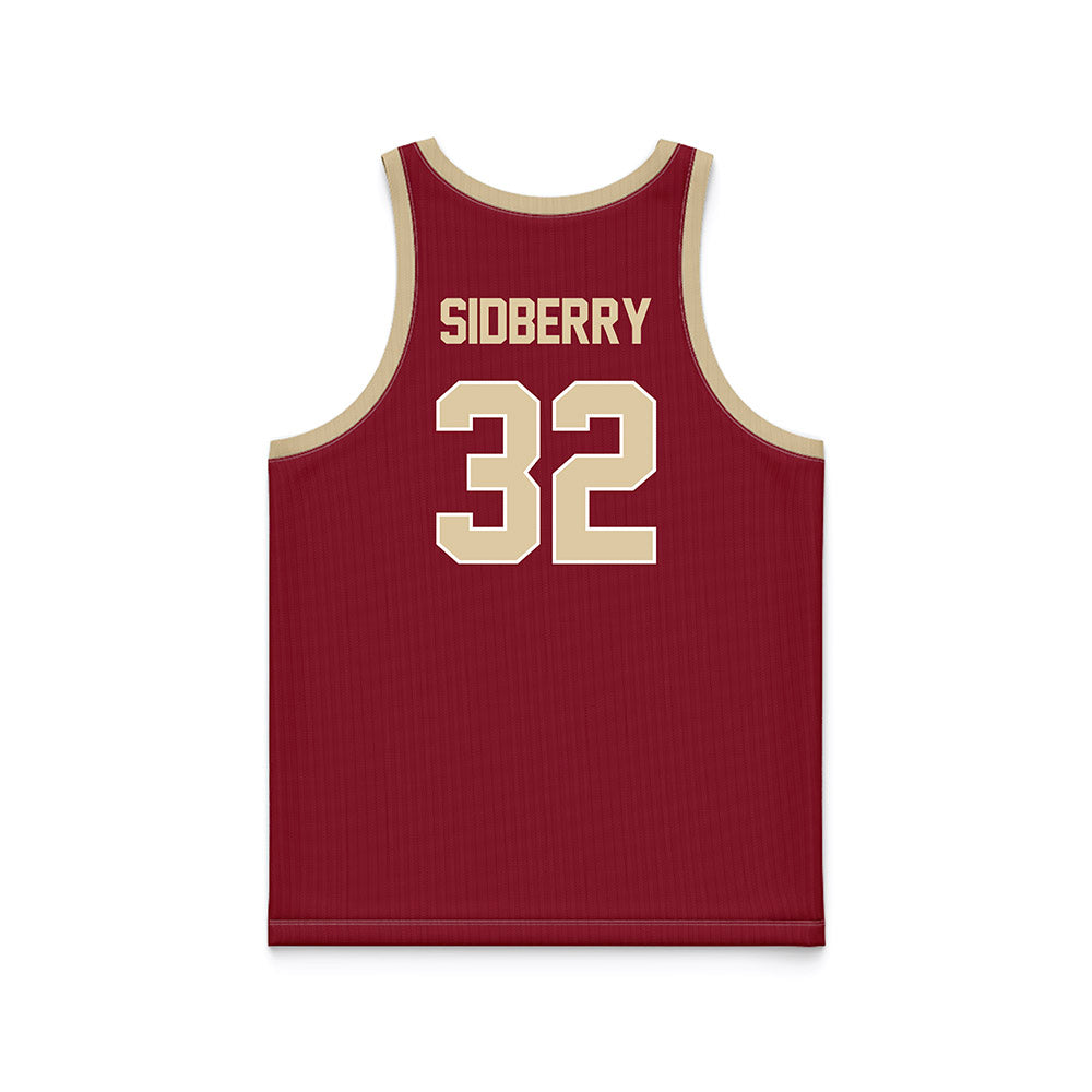 Boston College - NCAA Women's Basketball : Teya Sidberry - Maroon Basketball Jersey-1