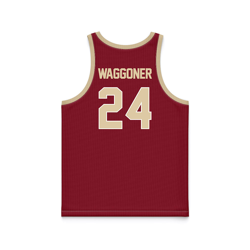 Boston College - NCAA Women's Basketball : Dontavia Waggoner - Maroon Basketball Jersey