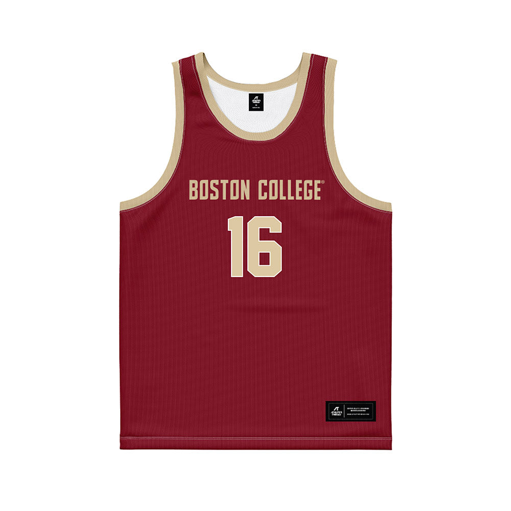 Boston College - NCAA Women's Basketball : Lili Krasovec - Maroon Basketball Jersey-0