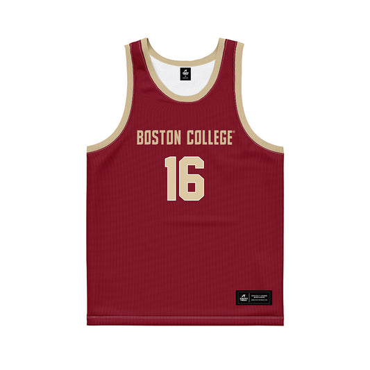 Boston College - NCAA Women's Basketball : Lili Krasovec - Maroon Basketball Jersey-0