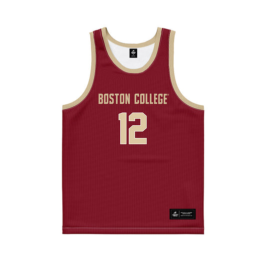 Boston College - NCAA Women's Basketball : Deborah Mukeba Kasanda - Maroon Basketball Jersey