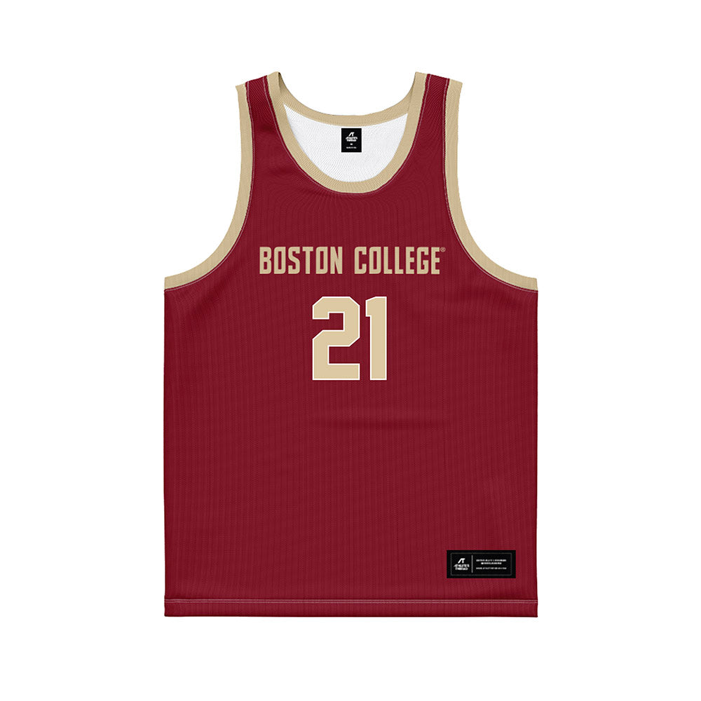 Boston College - NCAA Women's Basketball : Amirah Anderson - Maroon Basketball Jersey-0