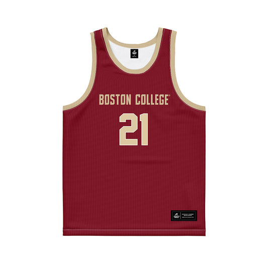 Boston College - NCAA Women's Basketball : Amirah Anderson - Maroon Basketball Jersey-0