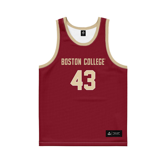 Boston College - NCAA Women's Basketball : Ally Carman - Maroon Basketball Jersey