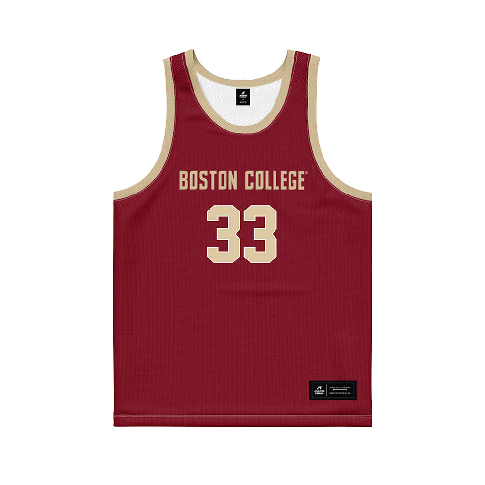 Boston College - NCAA Women's Basketball : Savannah Samuel - Maroon Basketball Jersey-0