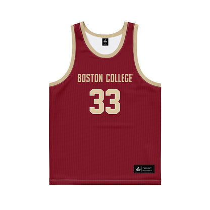 Boston College - NCAA Women's Basketball : Savannah Samuel - Maroon Basketball Jersey-0