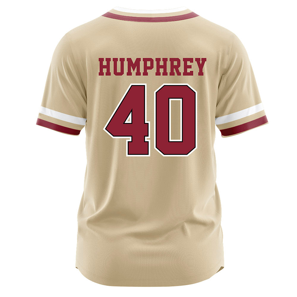 Boston College - NCAA Baseball : Tony Humphrey - Gold Jersey