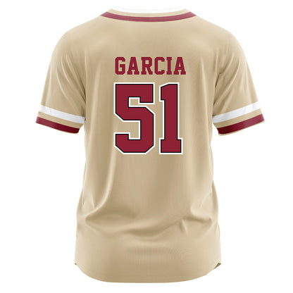 Boston College - NCAA Baseball : Esteban Garcia - Gold Jersey