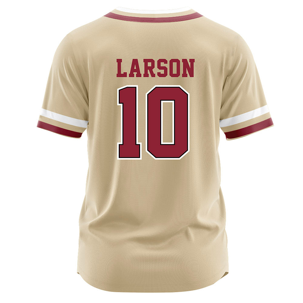 Boston College - NCAA Baseball : Colin Larson - Gold Jersey