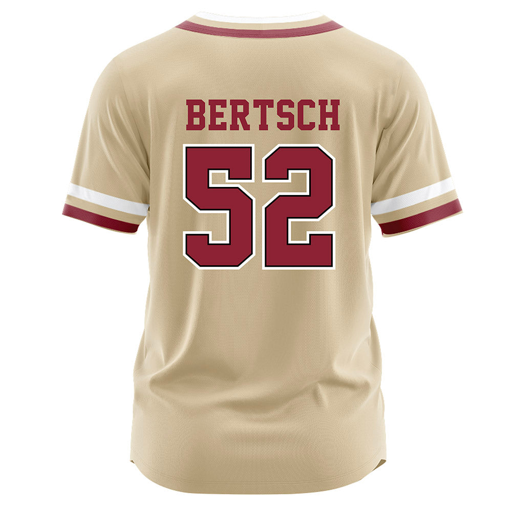 Boston College - NCAA Baseball : Connor Bertsch - Gold Jersey