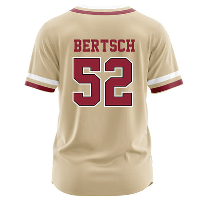 Boston College - NCAA Baseball : Connor Bertsch - Gold Jersey