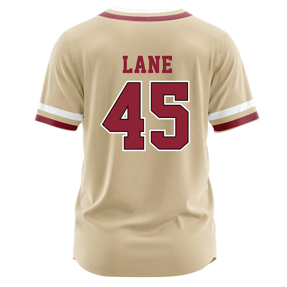 Boston College - NCAA Baseball : Travis Lane - Gold Jersey