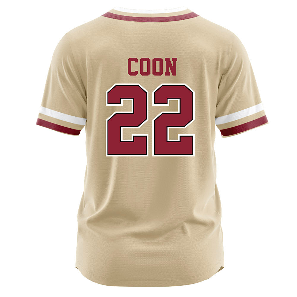 Boston College - NCAA Baseball : Charlie Coon - Gold Jersey