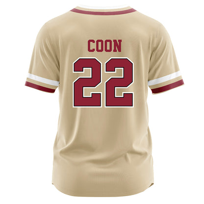 Boston College - NCAA Baseball : Charlie Coon - Gold Jersey