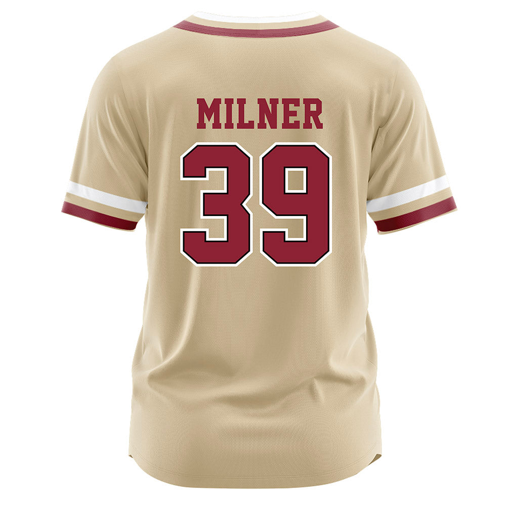 Boston College - NCAA Baseball : Beck Milner - Gold Jersey