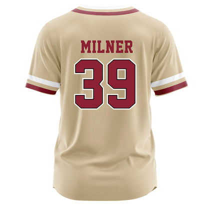 Boston College - NCAA Baseball : Beck Milner - Gold Jersey